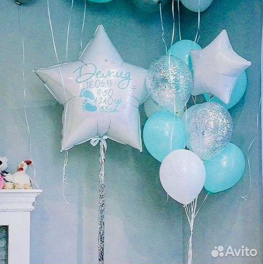 Воздушные шары на выписку из роддома