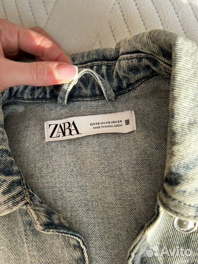 Джинсовая куртка zara