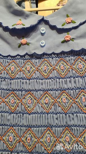 Платье детское 28 размер, Китай, период СССР