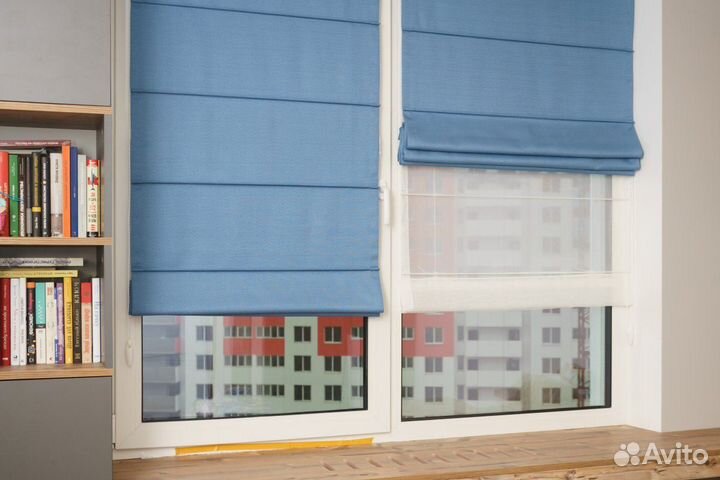 Двойная римская штора под заказ