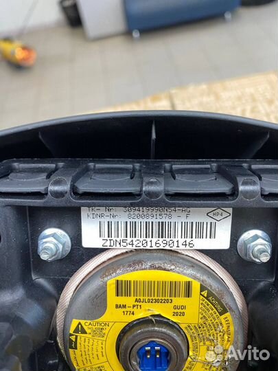 Подушка безопасности Renault logan 1 рено логан