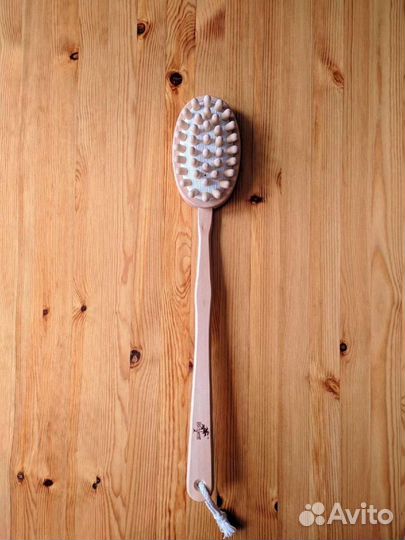 Щётка для тела массажная Back to nature