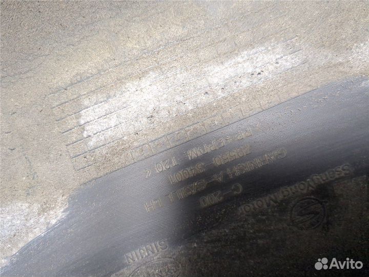 Накладка на порог SsangYong Korando 2010, 2012