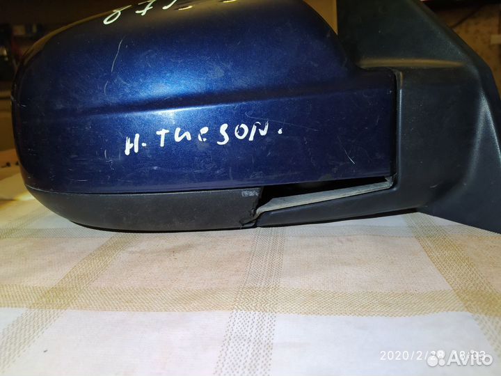 Правое зеркало Tucson 2004
