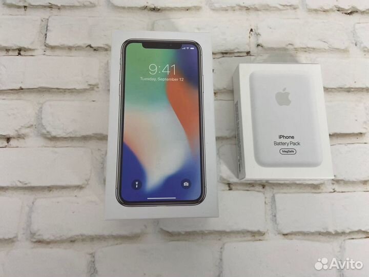 iPhone X 256 gb серебро А1301