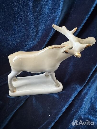Лось Полонне фарфоровая статуэтка СССР