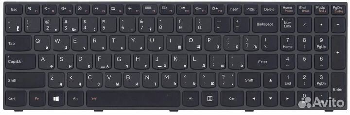 Клавиатура Lenovo IdeaPad Flex G50-80 с подсветкой