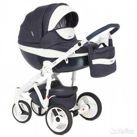 Коляска adamex 3 в 1 бу