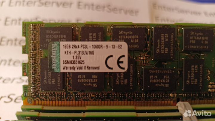 16GB DDR3 ECC REG PC3L PC3 kingston 1333 10600