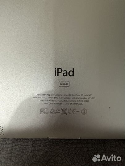 iPad A1430 64gb