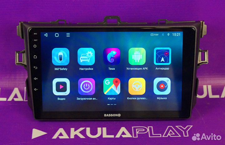 Магнитола Basson V2 2/32 +4G для Toyota Corolla