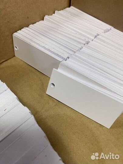 Бирки без печати