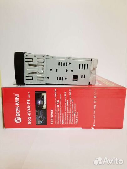 Автомагнитола Bos-mini с Bluetooth, AUX, USB