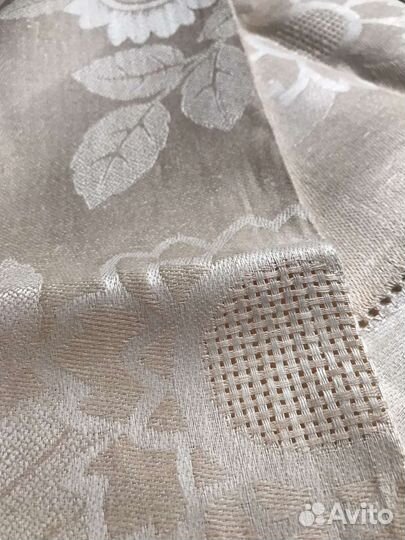 Скатерть лен жаккард СССР