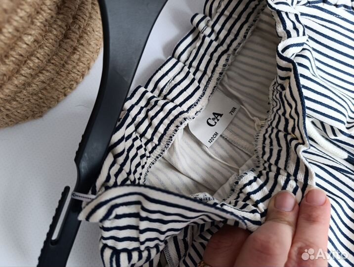 Брюки для девочки 122 C&A, летние