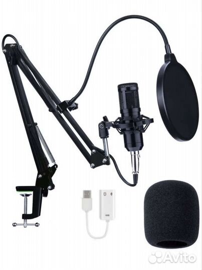 Конденсаторный микрофон bm-800 для компьютера