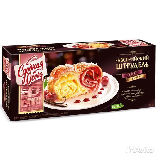 Пирог Сдобная Особа Австрийский штрудель 400 г