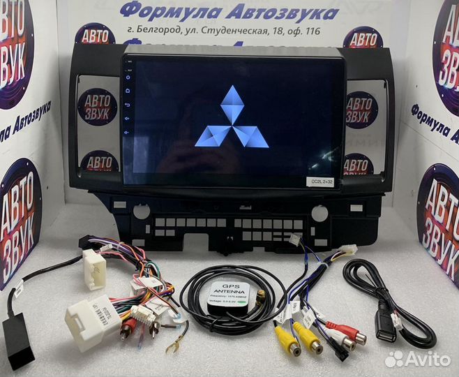 Головное устройство Mitsubishi Lancer 10 07-12 2-3