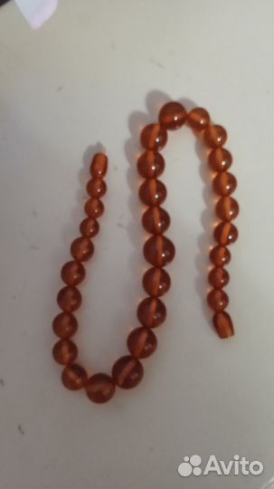 Бусы из янтаря СССР