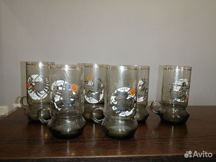 Стакан со знаками зодиака СССР