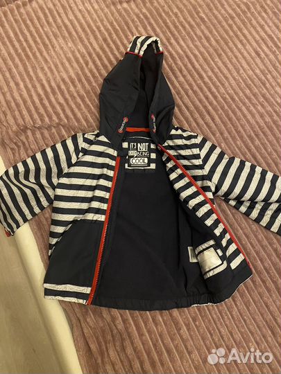 Ветровка детская на флисе 86