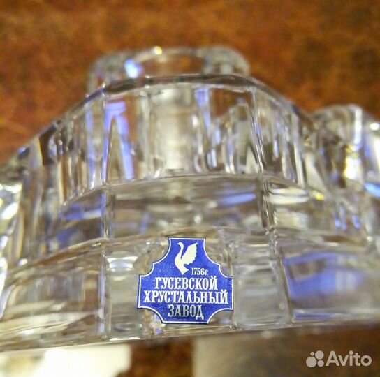Хрустальный подсвечник