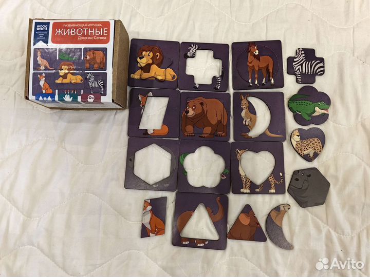 Развивающие игрушки Сортер досочки сегена