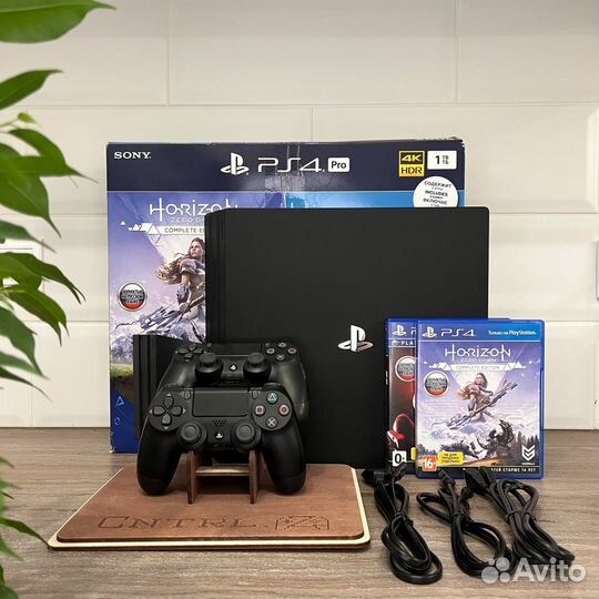 Sony PS4 PRO 1 TB В Идеале+400игр+Диск+Онлайн