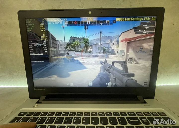 Бюджетный ноутбук для игр Lenovo / GTX / SSD