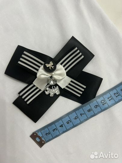 Бант, брошка для школьной блузки