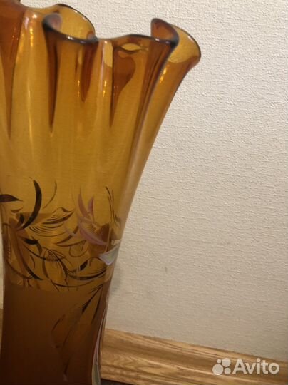 Ваза хрустальная