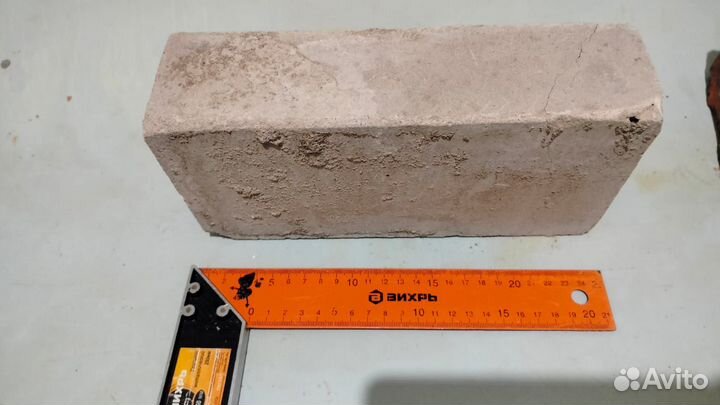 Кирпич силикатный полнотелый бу