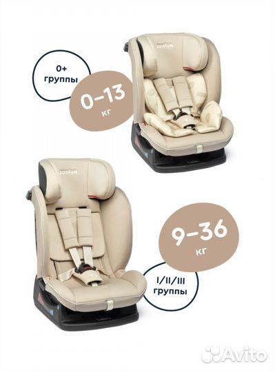Автокресло junion Cleo 0+/1/2/3 (0-36 кг) новое