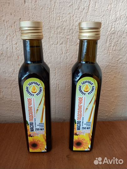 Масло подсолнечное нерафинированное