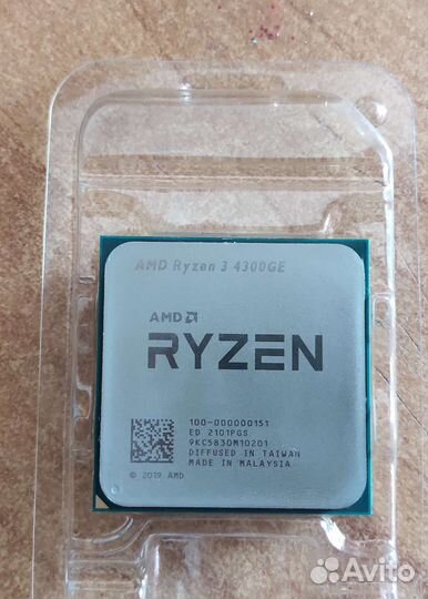 Процессор AMD Ryzen 3 4300GE