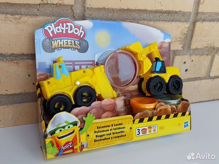 Набор Play-Doh Wheels Экскаватор оригинал