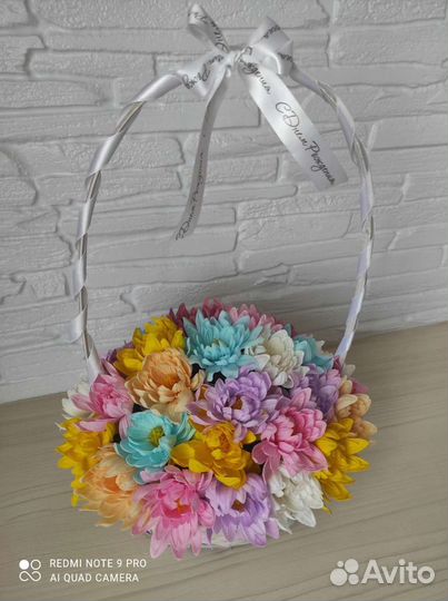 Букет цветов из мыла
