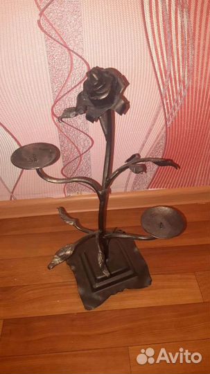 Подсвечник кованый