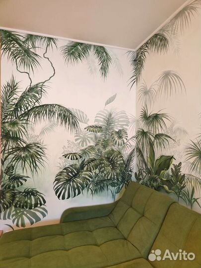 Роспись стен, граффити дизайн интерьера