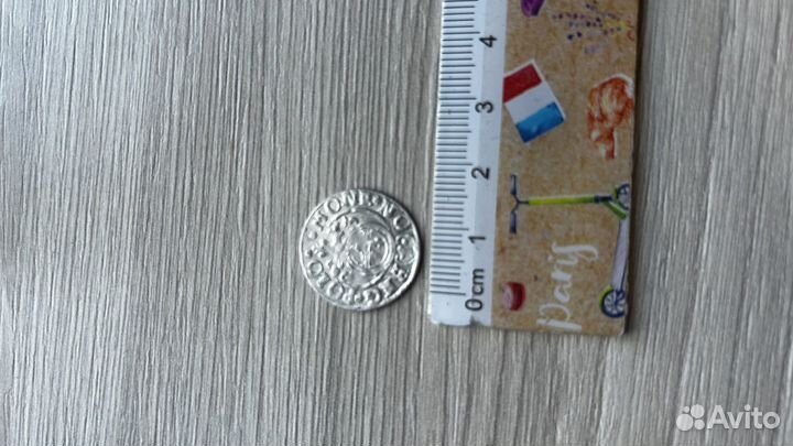 Монета Польша 1/24 талера 1623 год, серебро