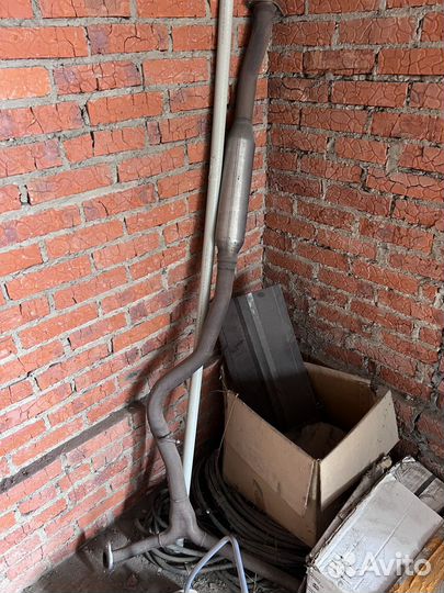 Выхлоп средняя часть с банками