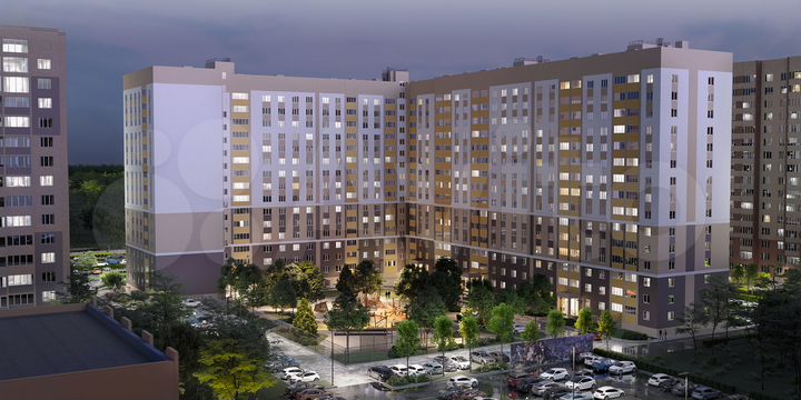 2-к. квартира, 60,3 м², 7/15 эт.