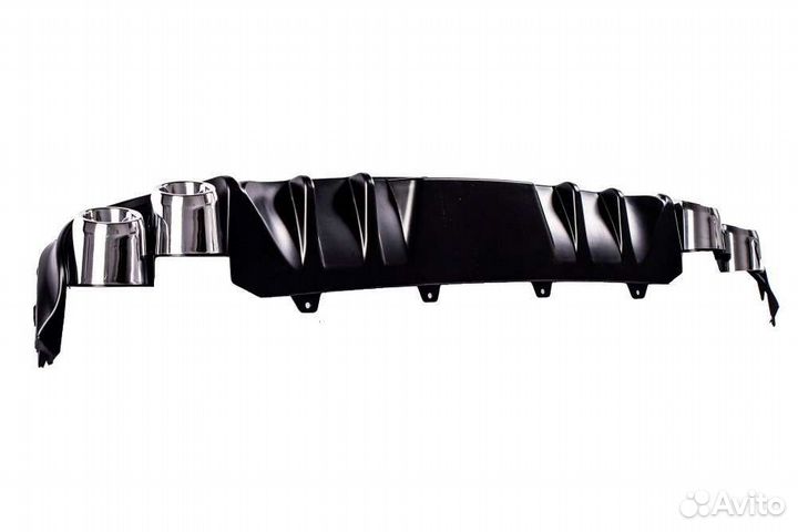 Диффузор на задний бампер skoda Octavia A7