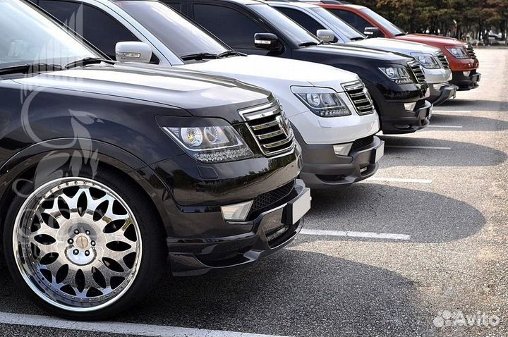 Накладка переднего бампера Ixion KIA Mohave