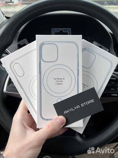 Прозрачный чехол для iPhone (X-15 ProMax), MagSafe