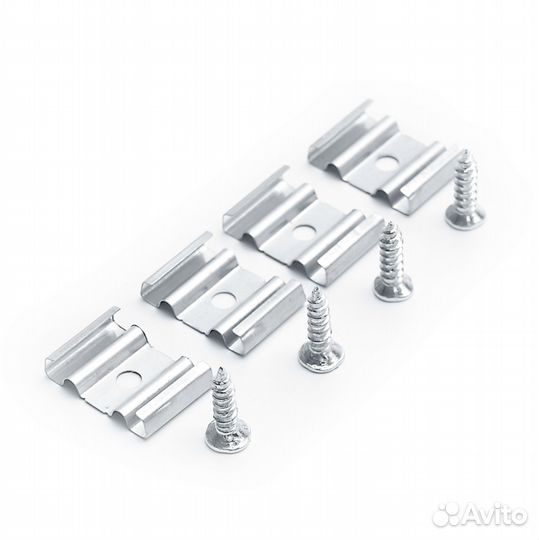 Профиль алюминиевый накладной, белый, CAB262