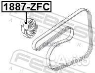 Ролик натяжной Chevrolet Cruze 10 1887ZFC Febest