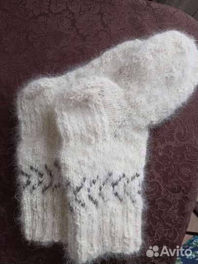 Носочки из шерсти собаки