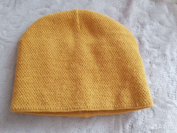 Шапка мохер на флис4