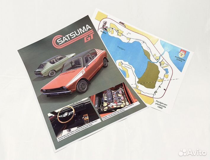 Постеры A3 из My SUmmer Car - GT Satsuma и Карта П